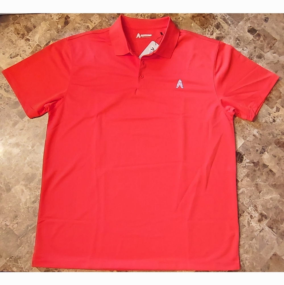 Royal & Awesome new red men's golf polo, size XXL